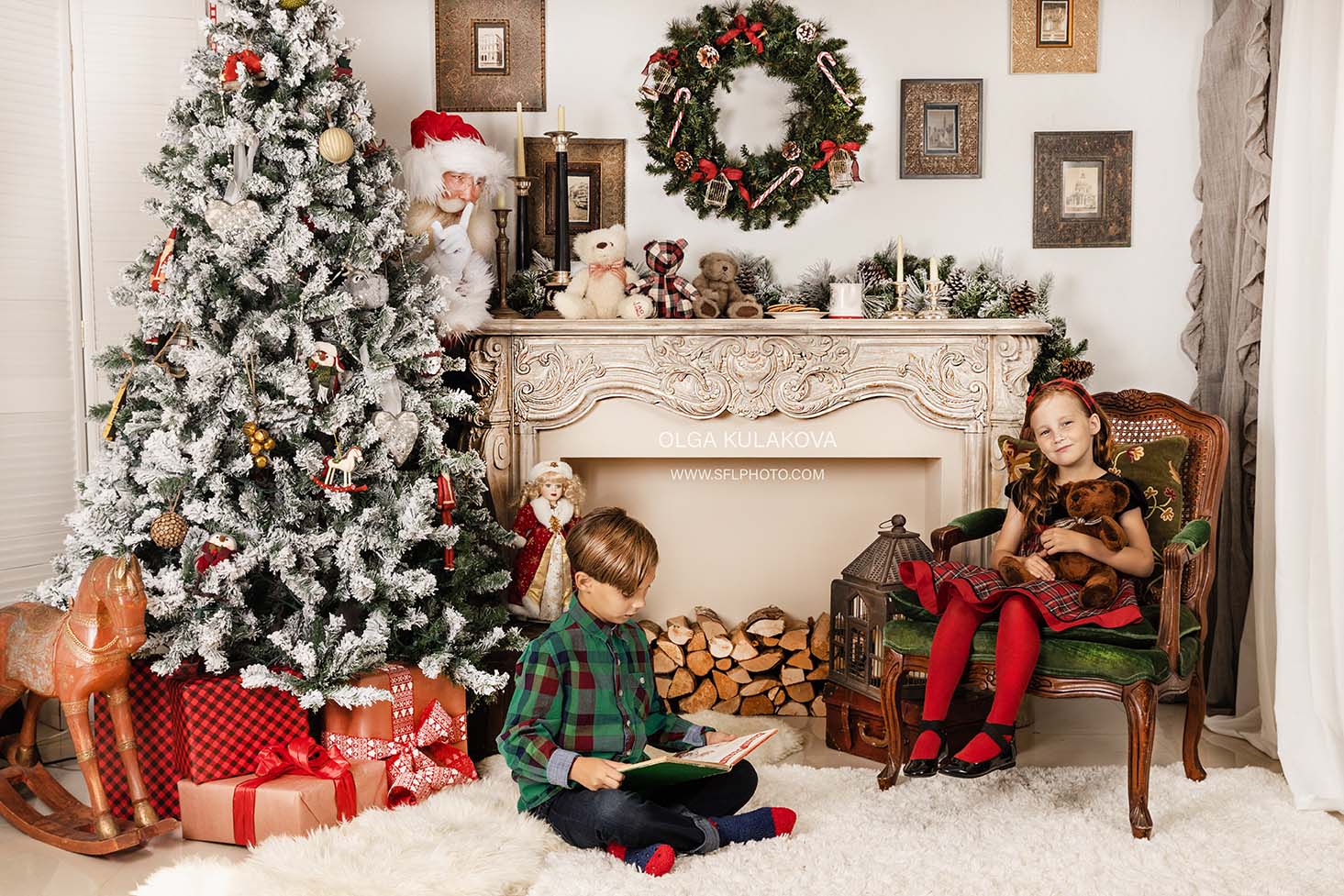 christmas photography set ideas